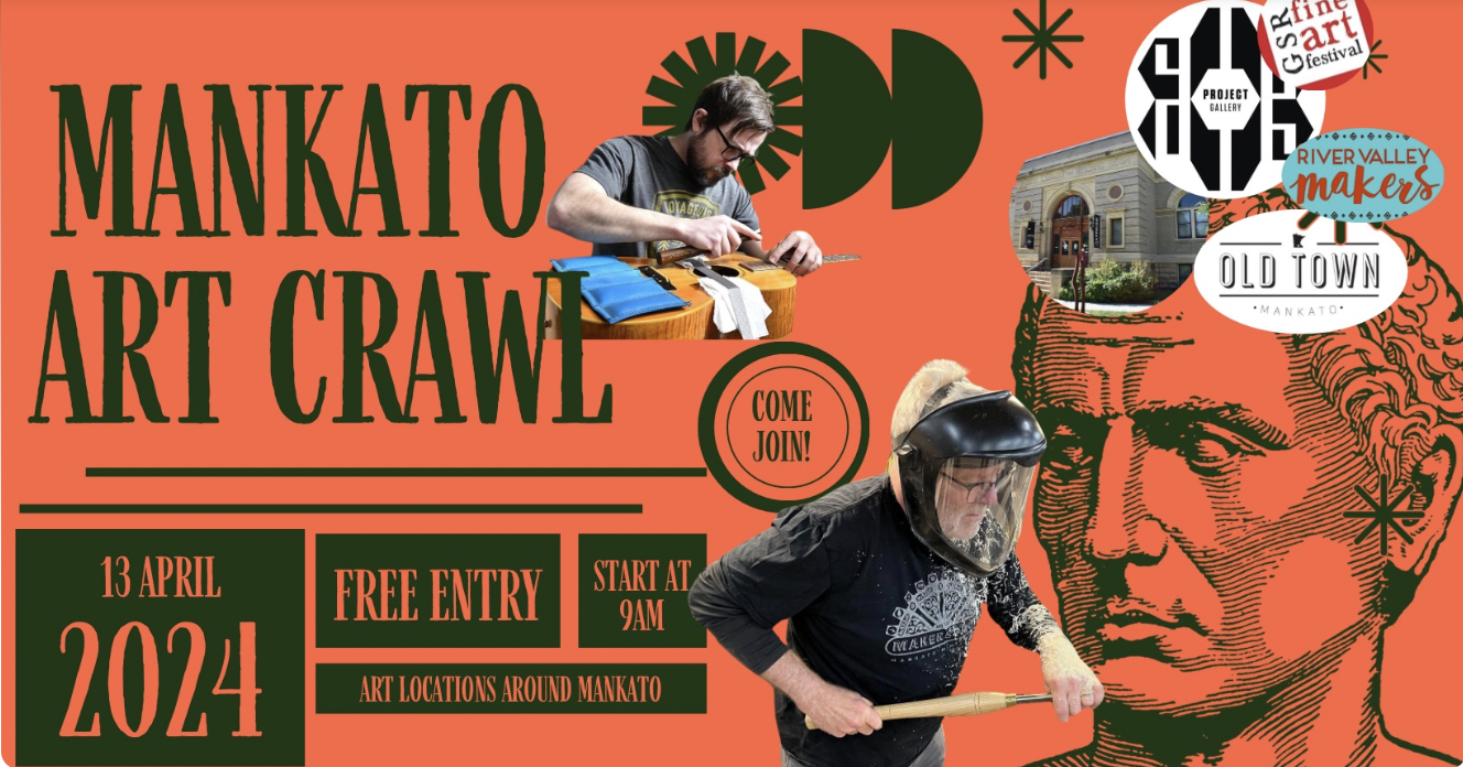 Mankato Art Crawl 2024 Event Poster